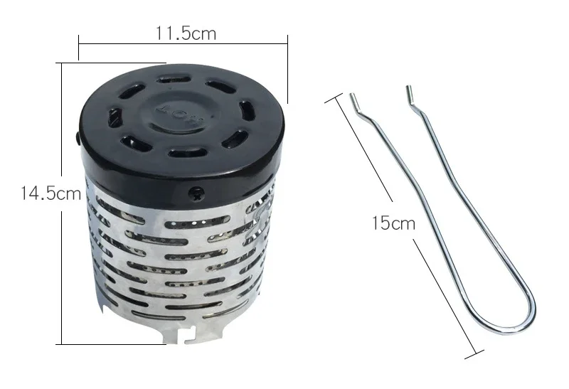 Roestvrij staal buiten multifunctionele ver-infrarood verwarmingshoes tentverwarmer camping picknick gasfornuis warmer: WHITE