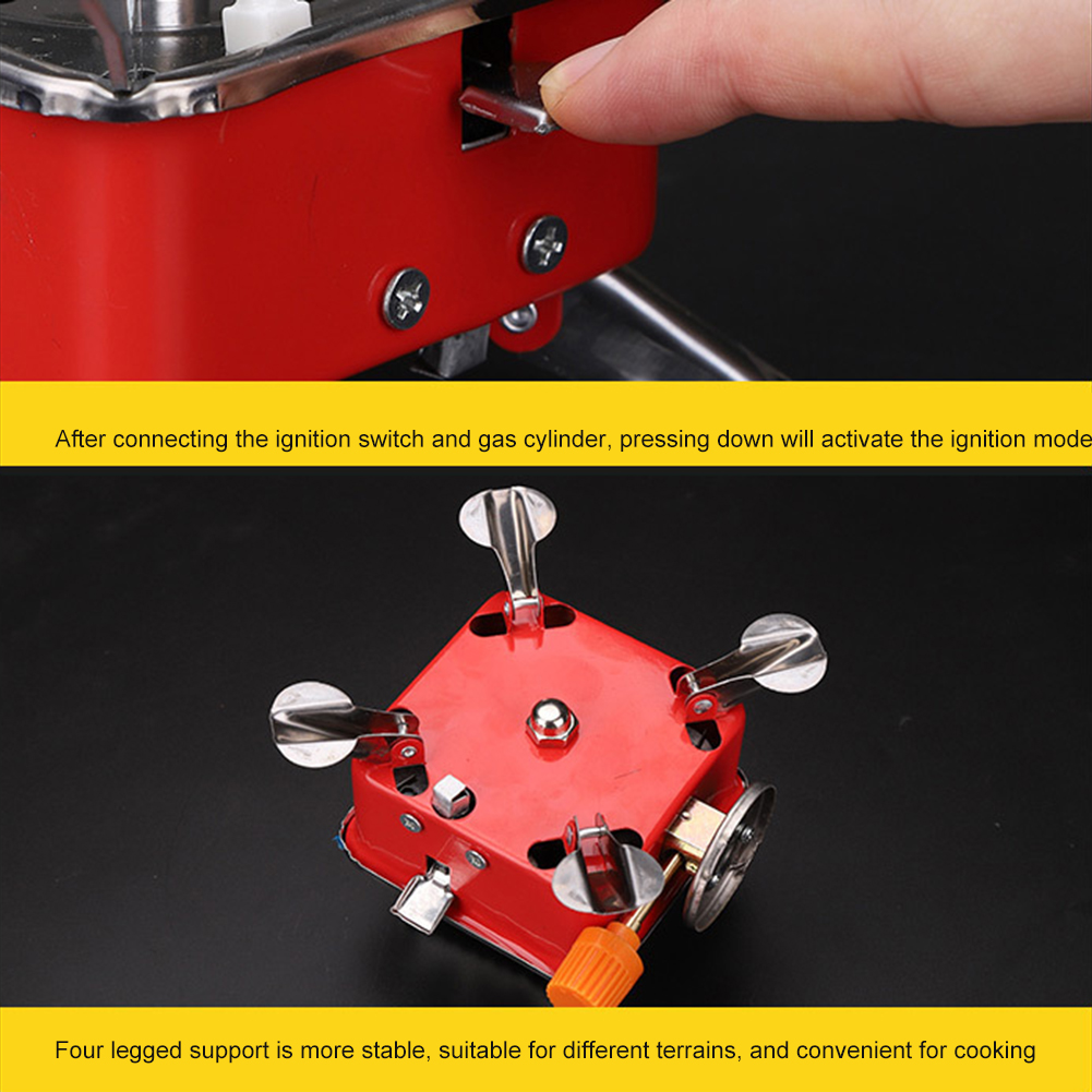 Mini Portable Burner Ultralight Camping Gas Stove Outdoor Gas Tank Stove for Backpacking Camping Hiking Picnic