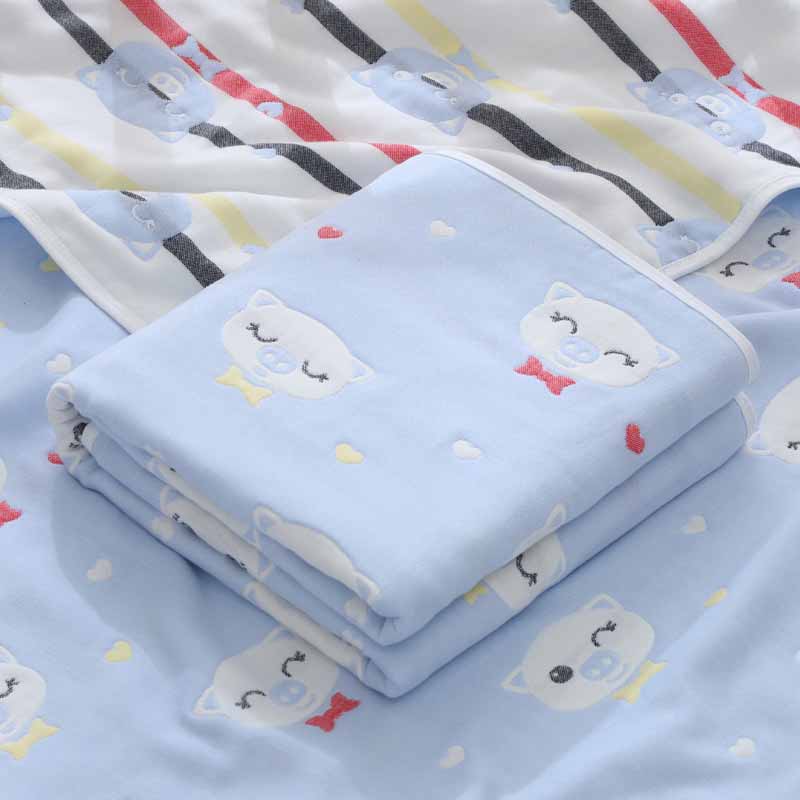 Gasa suave, hidroscopicidad rápida, toallas para bebés, manta para dormir para recién nacidos, colcha, manta para recién nacidos