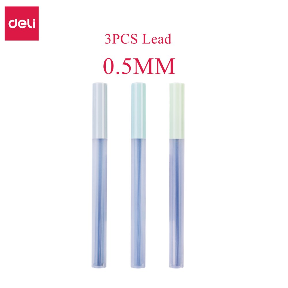 Deli Mechanical Pencil 0.5mm 0.7mm Plastic Automatic Pencils 0.5mm/0.7mm Lead Student For School Office: 0.5mm Lead