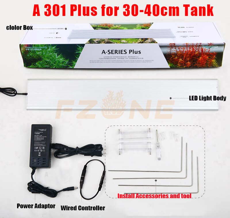 Chihiros, serie A PLUS, iluminación Led de Aquarum, luz de crecimiento para plantas, tapa o fijación colgante con Control remoto de brillo