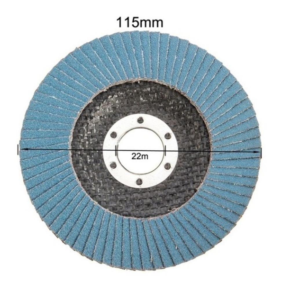 10pcs Flap Discs 115mm 4.5 Sanding Discs 40/60/80/120 Grit Grinding Wheels Blades for Angle Grinder