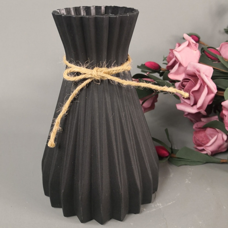 Plastic Vazen Huishoudelijke Decoratie Anti-Keramische Vazen Europese Bruiloft Rotan-Achtige Onbreekbaar Creatieve Eenvoud