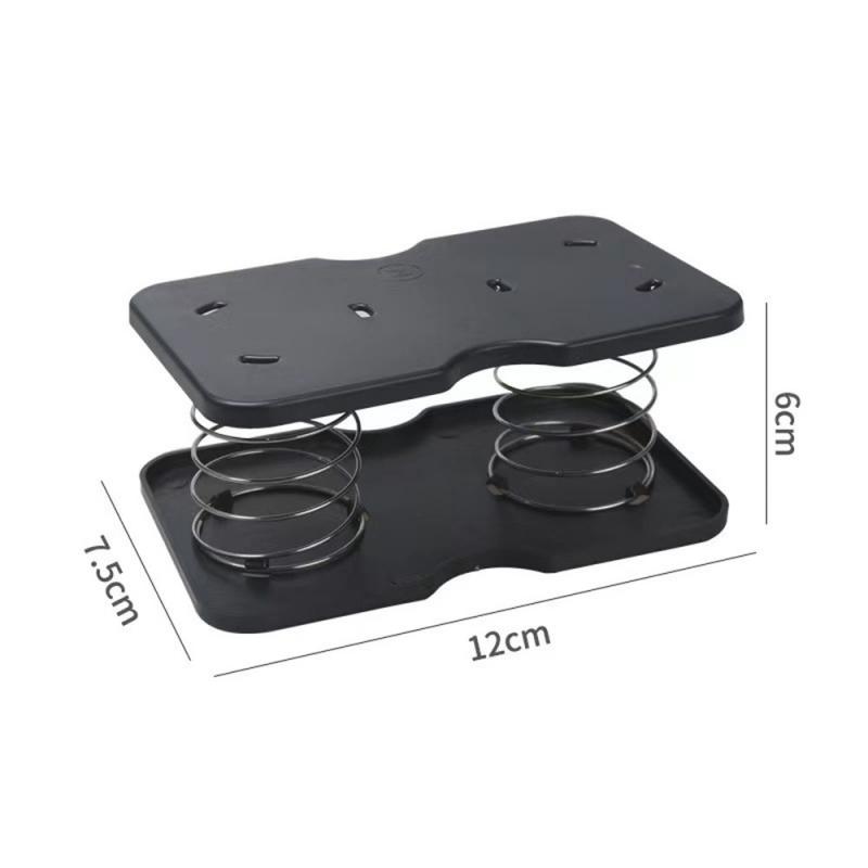 Storage Box Spring Piece Daily Necessities Drawer Bottom Holder Spring Holder Paper Towel Box Spring Holder Durable Resilient: WHITE