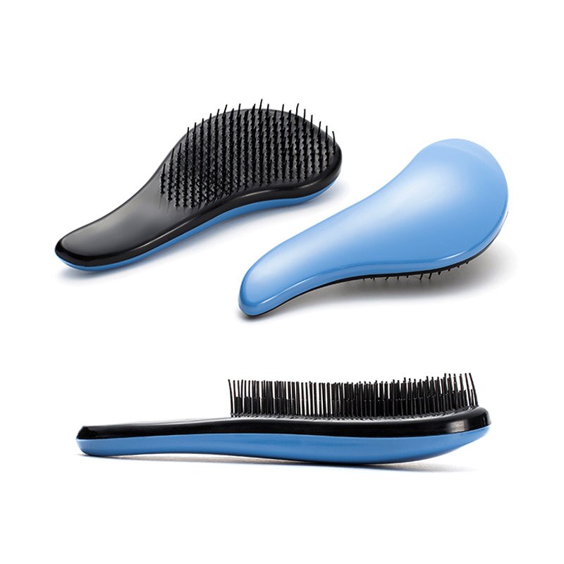 Tangle Hair Brush Hairbrush Paddle Detangler Hair Brushes Massage Comb Care Styling Women Anti-Static HJL20: Blue