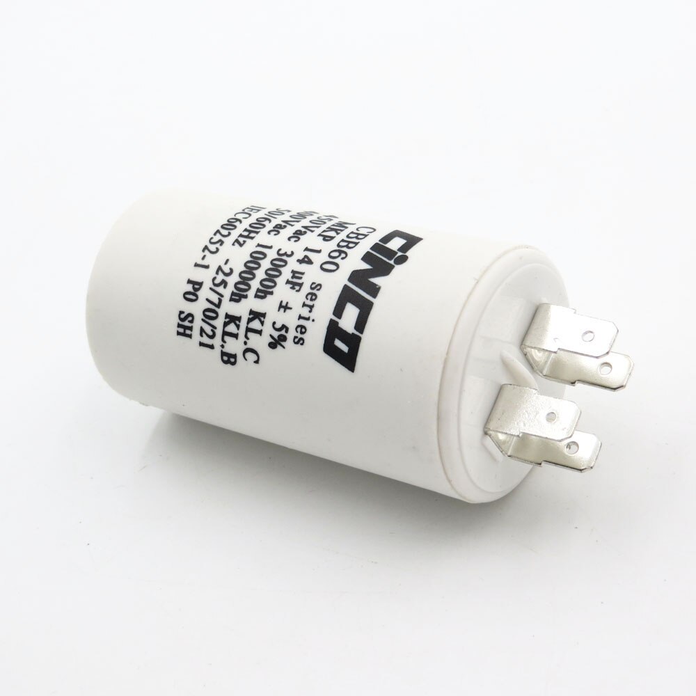 14UF 400V 450V CBB60 Motor Run Condensatoren 4pins SH DB Polypropyleen Film Ac 450VAC Waterpomp elektrische motor 14mfd 14mf
