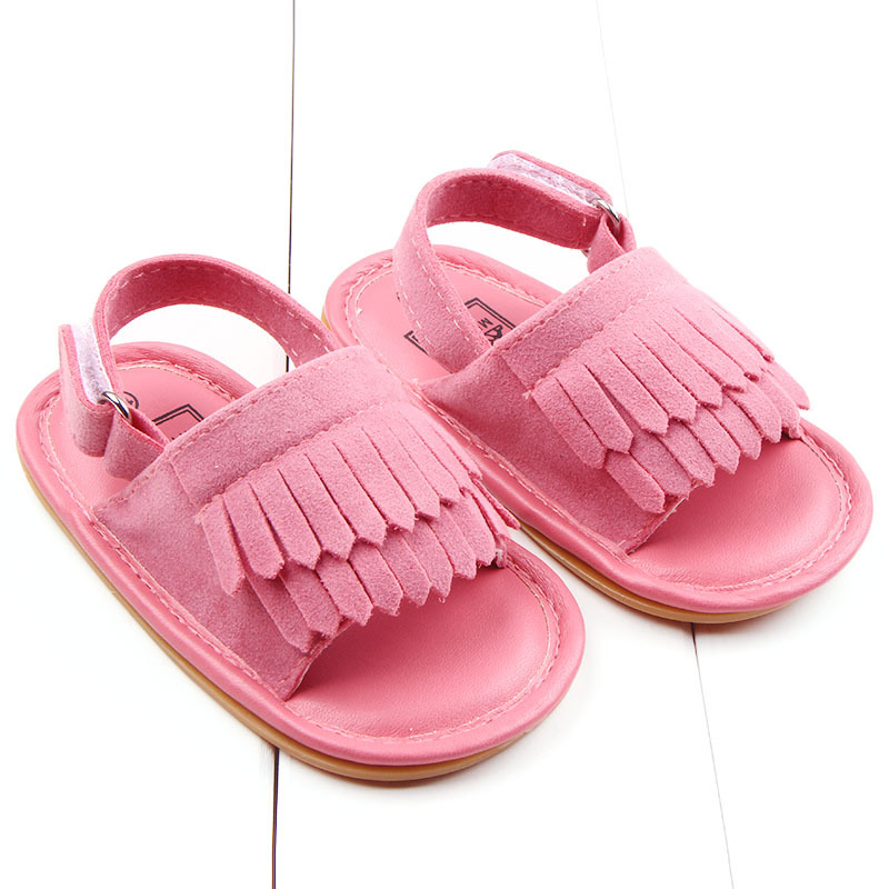 Verão do bebê meninas sandálias crianças sapatos para recém-nascidos chinelos de bebê da criança meninas antiderrapante sapatos de praia sandálias de praia 0-18months: EE01 / 13-18 meses