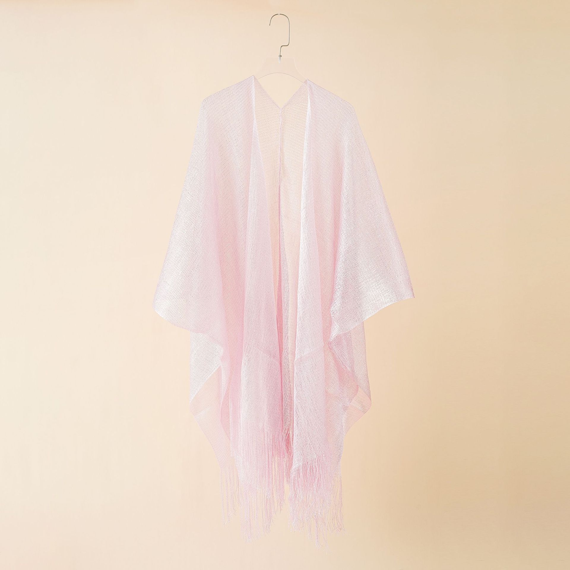 Women's Tops Loose Tassels Coverups Beach Swim Bikini Kimono Cardigan Bathing Suit Cover Ups Blouse for Swimwear Resort Wear: Bright Yellow