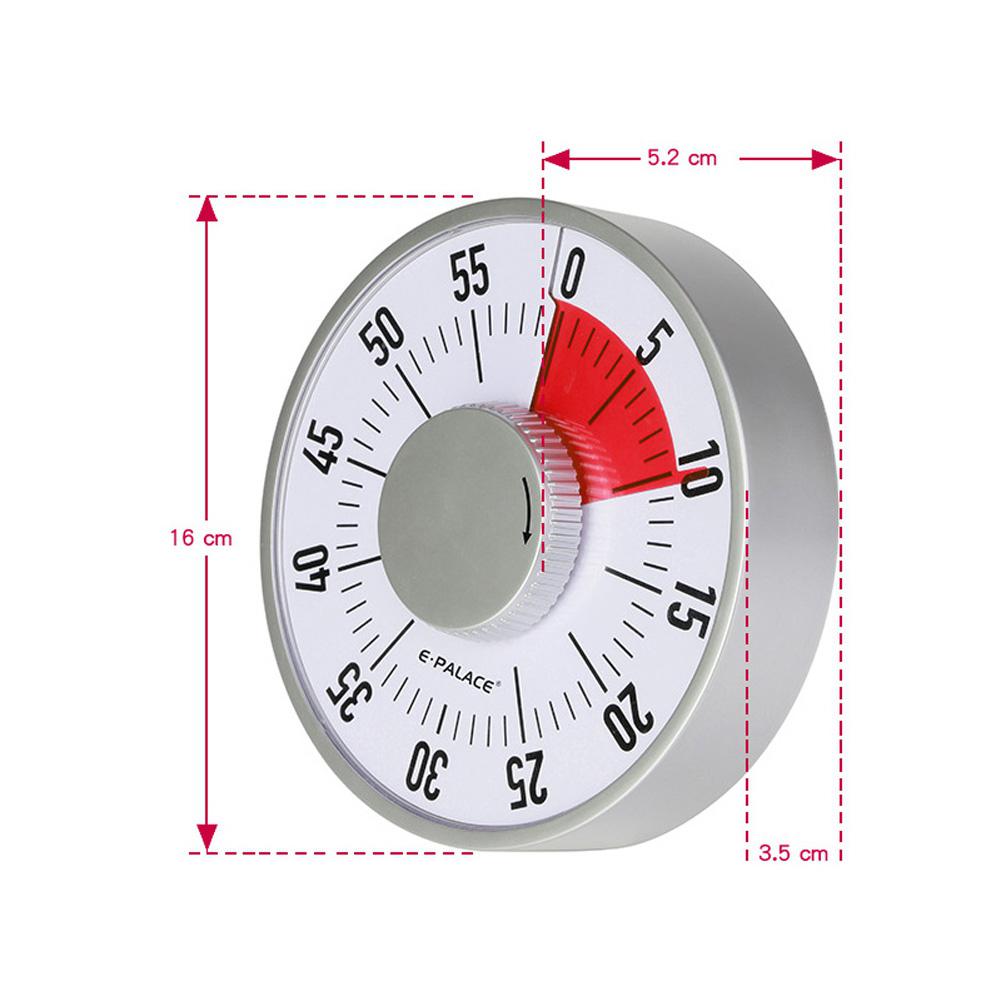 Countdown Visual Timer Quiet Counting Magnet Clock for Classroom Teaching Homework Cooking