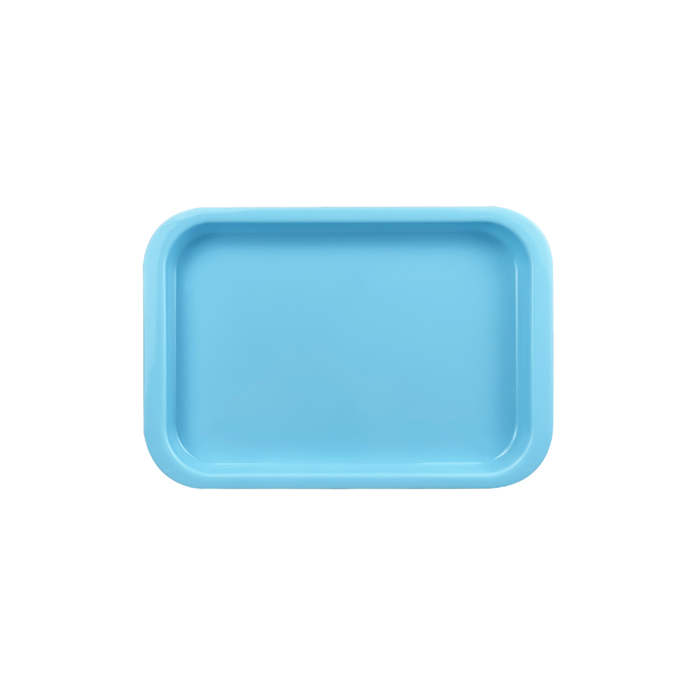 Bandeja de instrumentos de odontología esterilizable, paletas de plástico esterilizables en Autoclave, herramientas de dentista, bandejas planas, accesorios consumibles, 1 Uds.: Verde