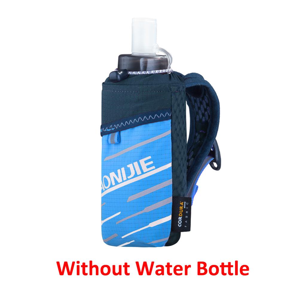 AONIJIE A7102 Light Weight Handheld Quick Grip Quick Stow Flask Water Bottle Carrier Bag 6.8&quot; Phone Holder Pouch Hydration Pack: Only Blue Bag