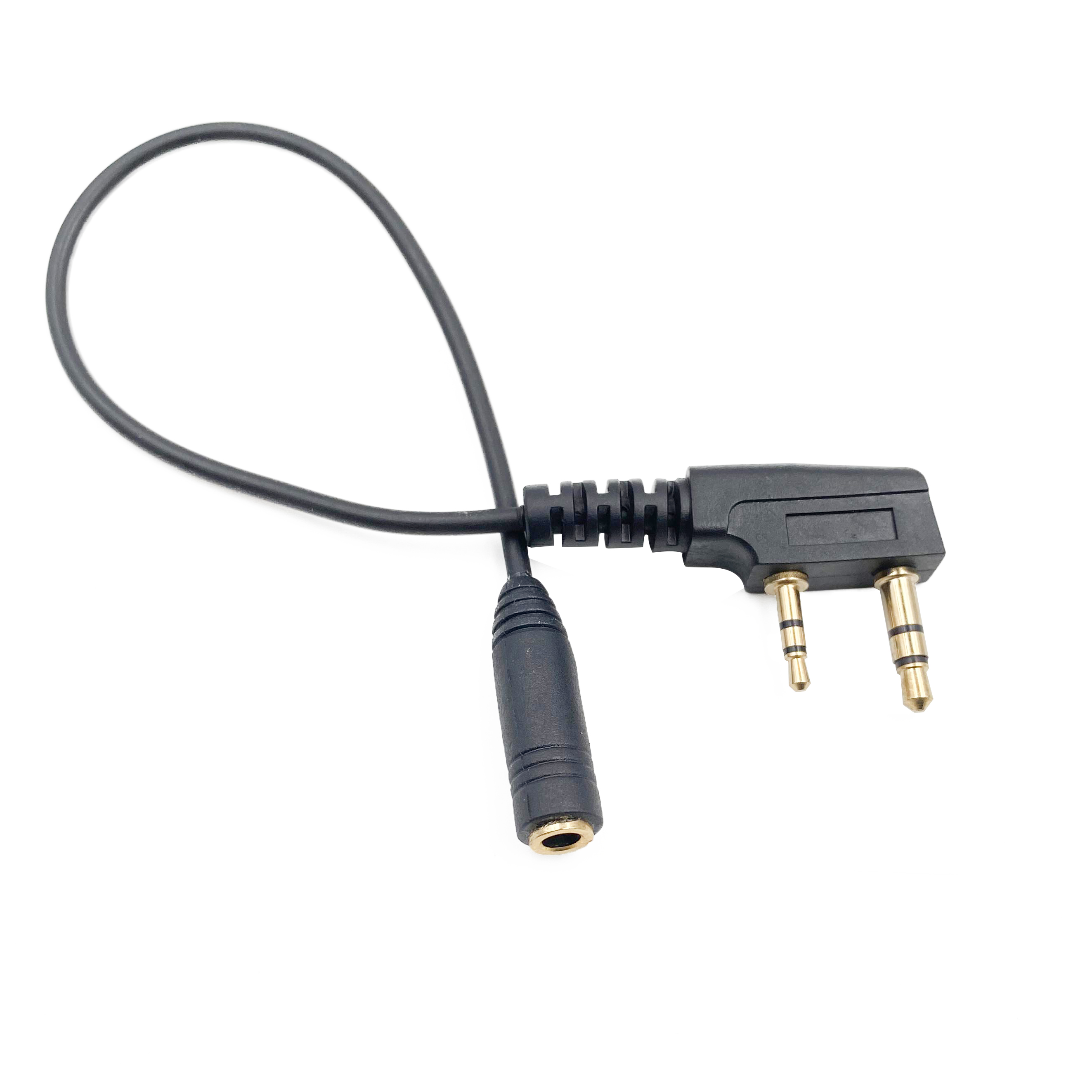 BAOFENG 2 Pin to 3.5mm Walkie Talkie Headset Adapter Earpiece Adapter Cable For BAOFENG UV-5R BF-888S Quansheng UV-K5 UVK6 Radio