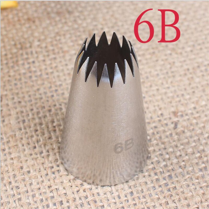 Rvs Nozzle Cake Decorating Tips Schrijven Buis Icing Nozzle Bakken &amp; Gebak Gereedschappen Cupcake Bakken Tools 6B