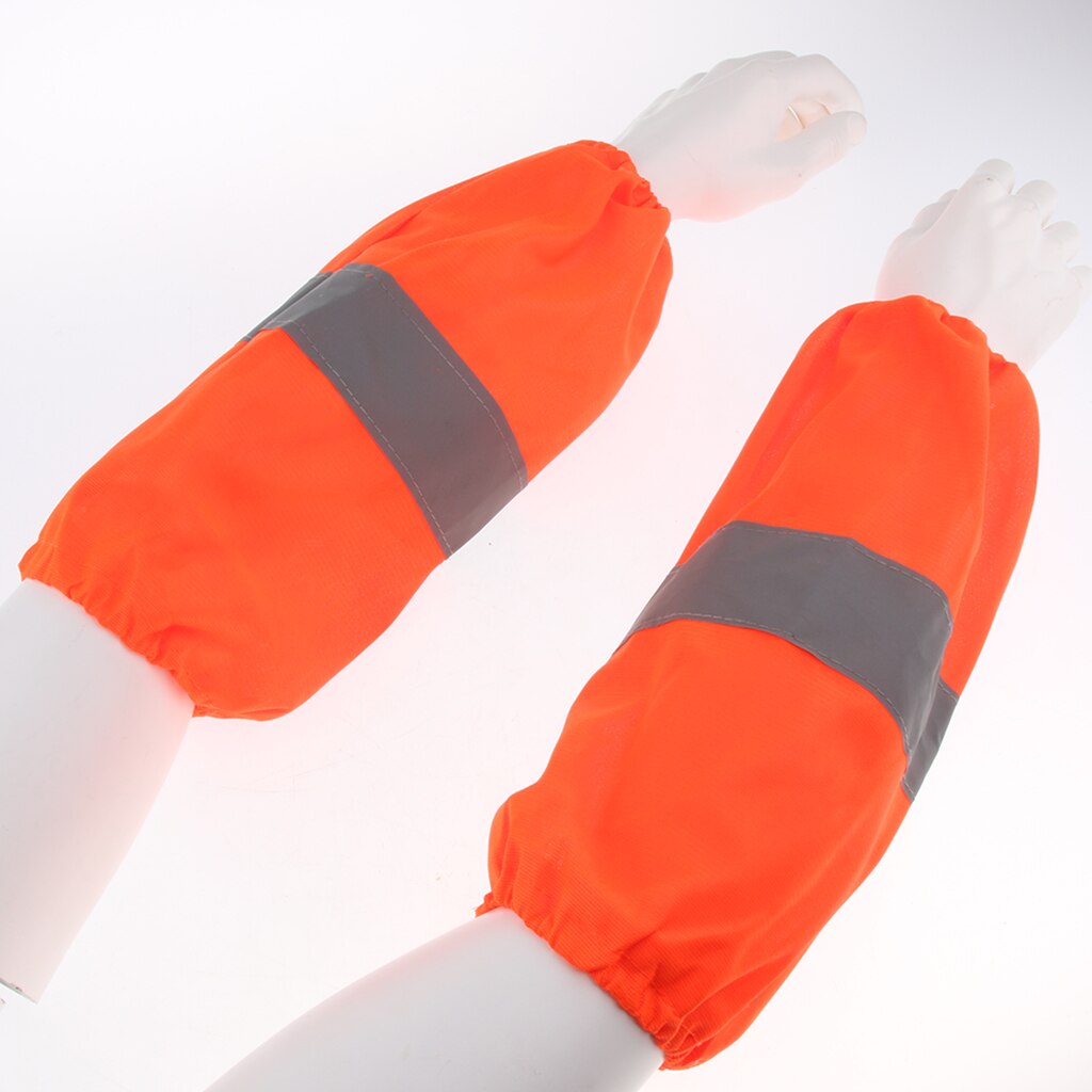 Reflective Safety Arm Sleeves Covers Work Sleevelet Oversleeve, improve road side safety by always keeping it in your car