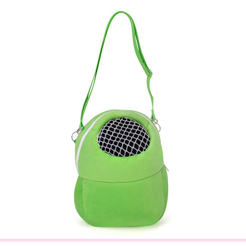 Bolsas de transporte pequeñas para mascotas, bolsa de viaje para hámster, hilo de red transpirable, bolso de hombro portátil para mascotas, estuche para animales pequeños, cuevas seguras