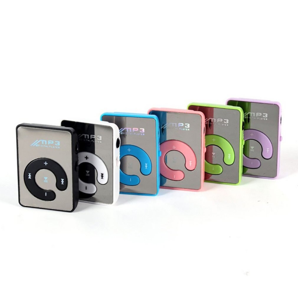 Nuovo Mini Clip a specchio lettore MP3 moda portatile Sport USB lettore musicale digitale Micro SD TF Card Media Player