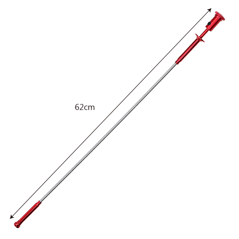 Strumenti di raccolta per la pulizia delle fogne Magnete magnetico con impugnatura a molla lunga + 4 artigli + Strumento di raccolta flessibile con luce a portato