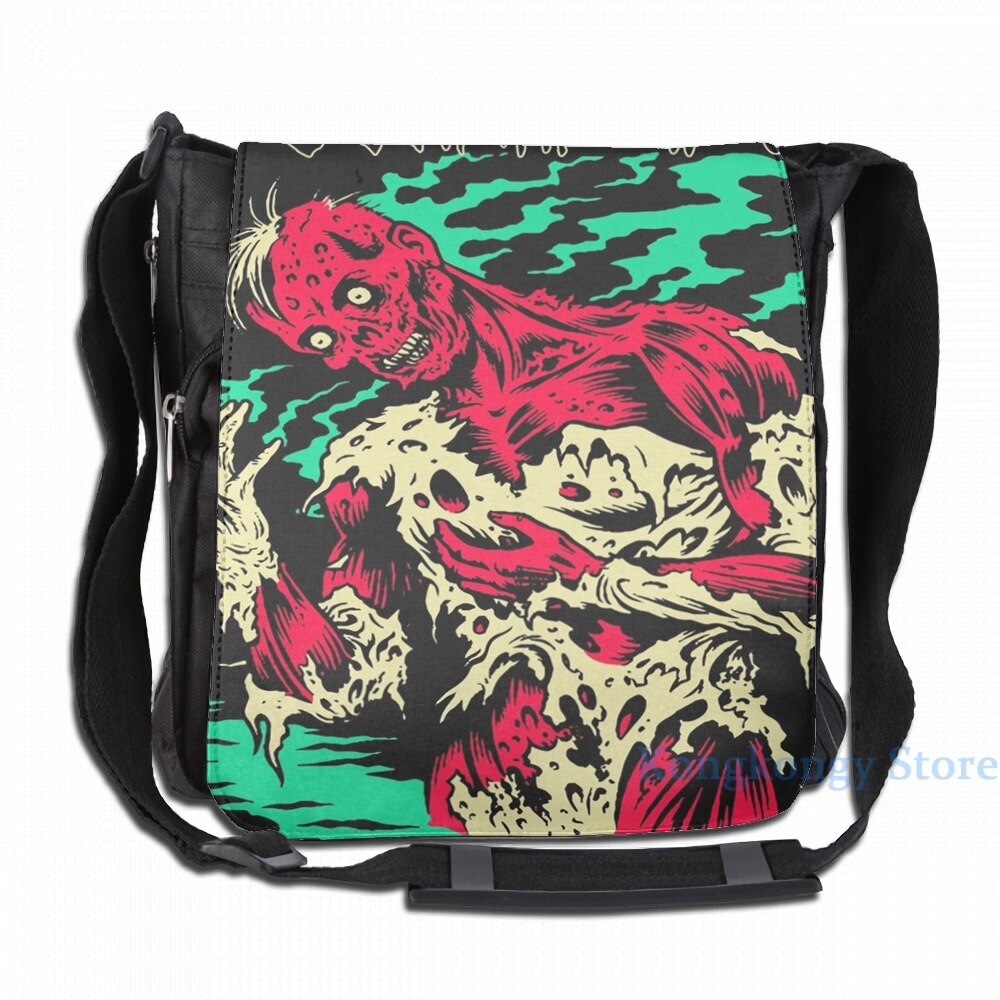 Divertido estampado gráfico The Cramps (color) mochila con carga USB para hombres, mochilas escolares para mujeres, bolsa de viaje para ordenador portátil: Single shoulder pack