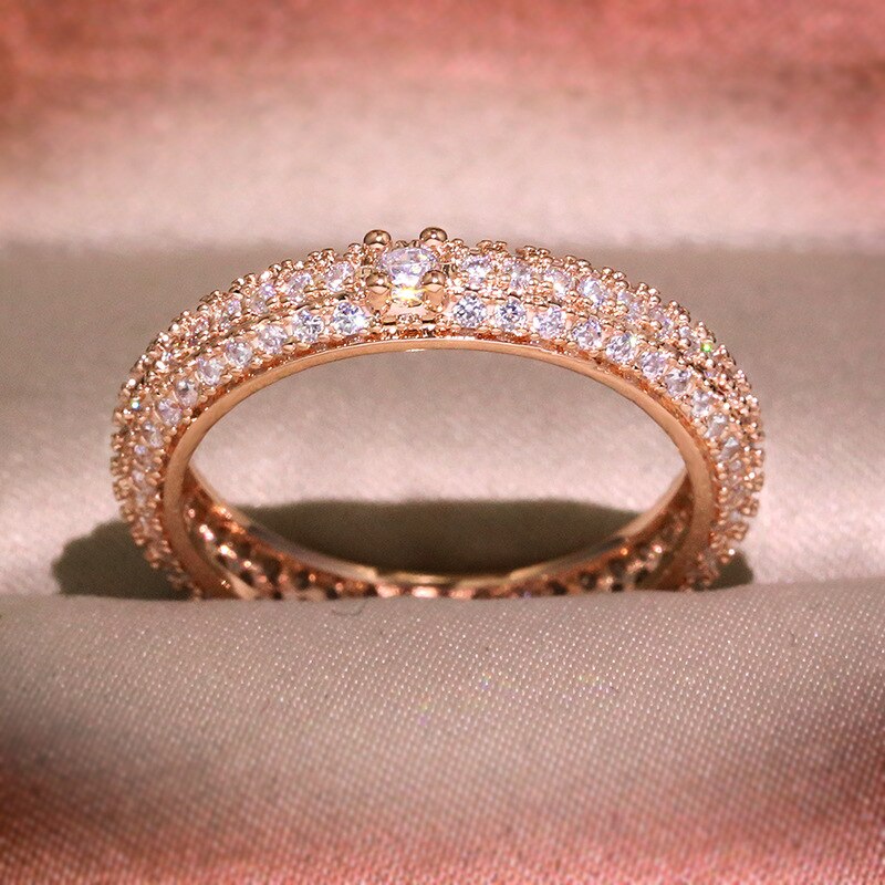 Shiny Echt 925 Stempel Ringe für Frauen Klassische AAA CZ Silber Hochzeit Ring mit Stempel Weibliche Schmuck Anel