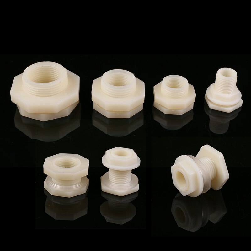 Plastic Water Tank Connectors Fish Tank Accessories Pool Bucket Inner Outer Wire Adapter Drainage Aquarium Bulkhead Joints