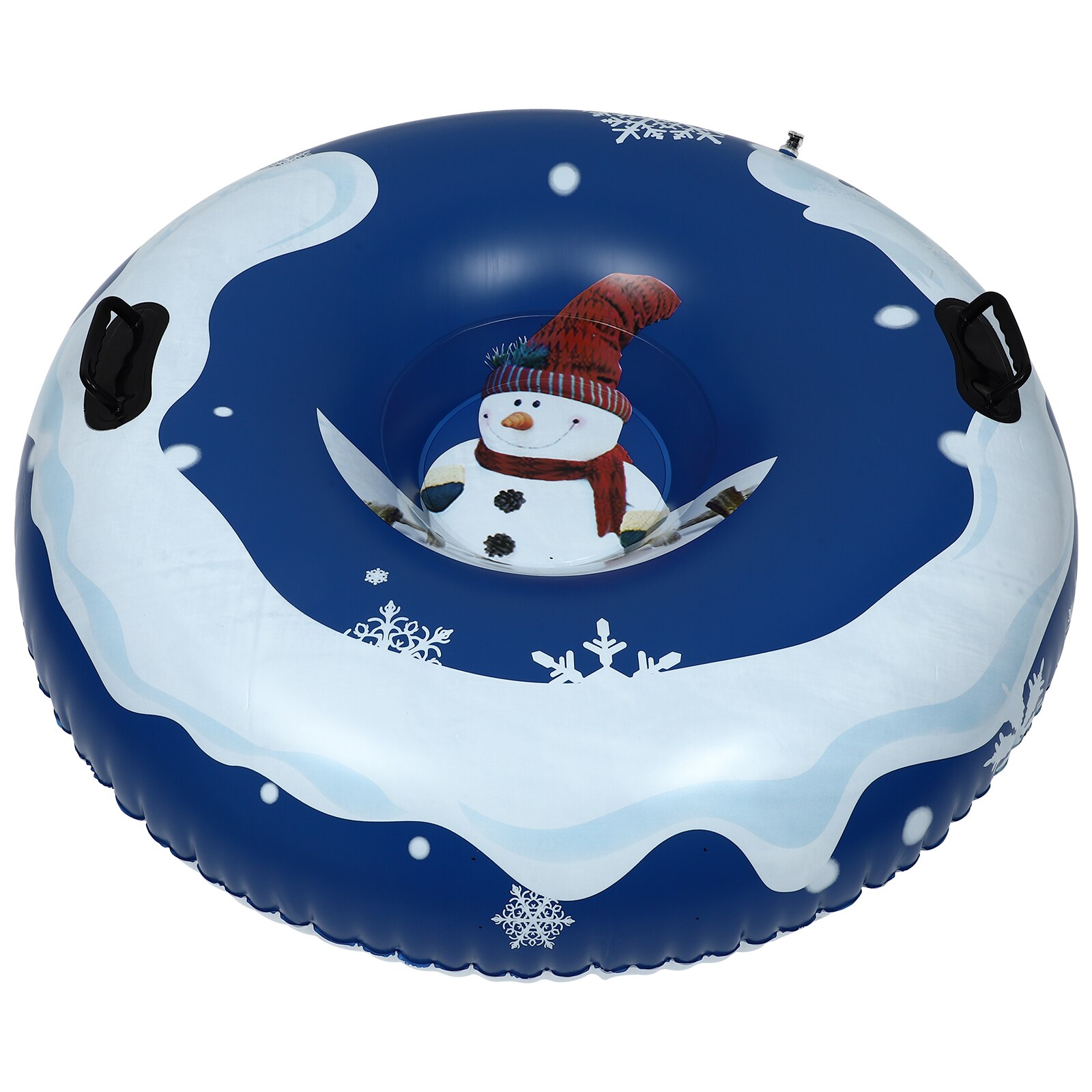 1Pc PVC Weihnachten Thema Schnee Kreis Verschleiß-beständig Aufblasbare Schnee Rohr