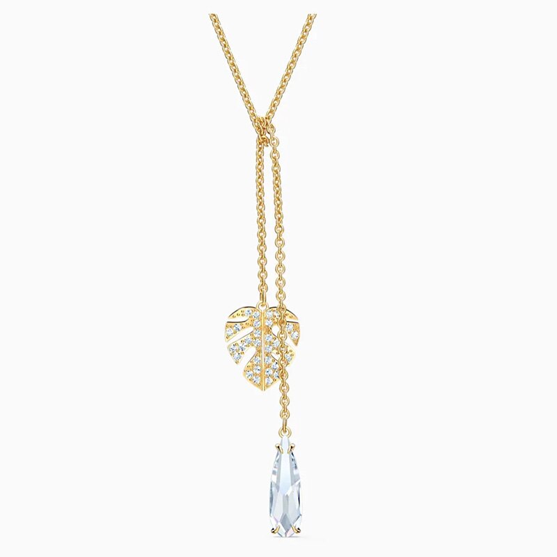 Swarovskis Original 1:1 tropisch Ahorn Blatt und Papagei Sammlung einstellen Schmuck einstellen Halskette und Armbinde Damen: 5519249