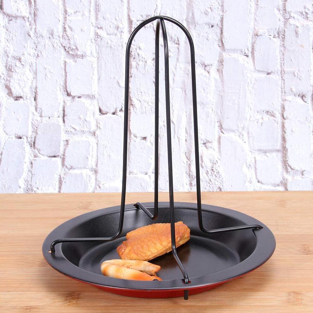 Kök grill grillverktyg kyckling anka hållare rack grill grill för grill kol stativ rib stål non stick  h0 z 0