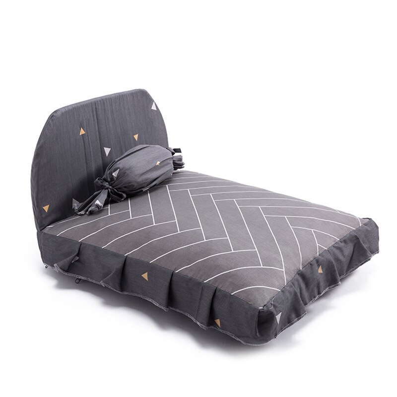 Achterbank Huisdier Bed Mat - Luxe Hond Auto Bed Voor Grote Honden - Grijs Met Anti-Slip