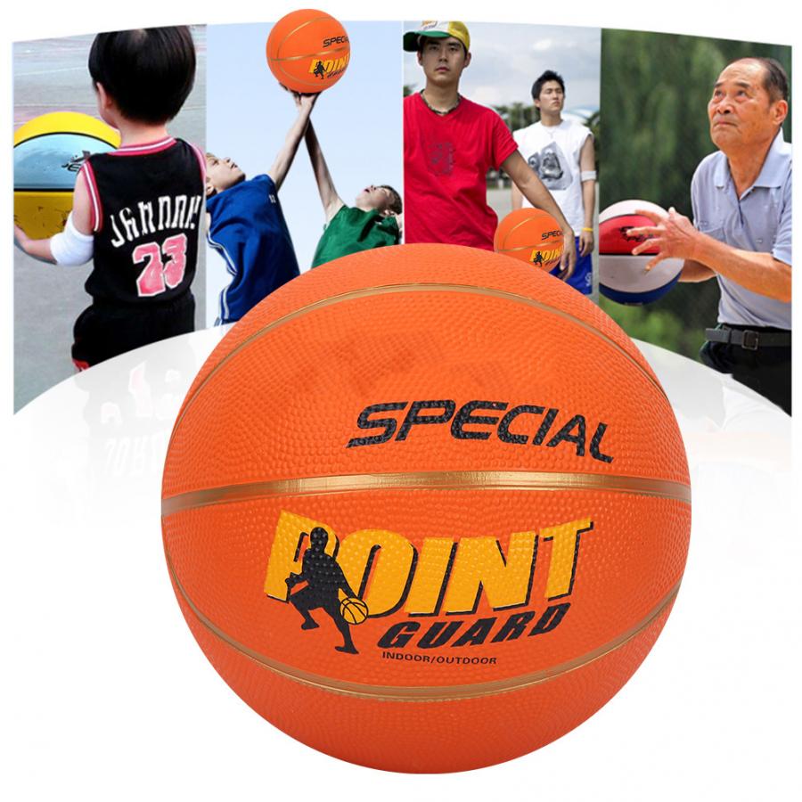 Children Basketball Size 5 Rubber Children Student Sport Training Basketball Orange Gilt-edged For Training Equipment