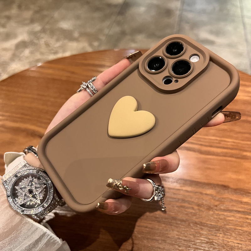 Coque de téléphone antichoc en silicone souple Love Coussins, coque arrière pour coque iPhone 16, 15, 14, 13, 12, 11 Pro Max, 14, 15 Plus, accessoires