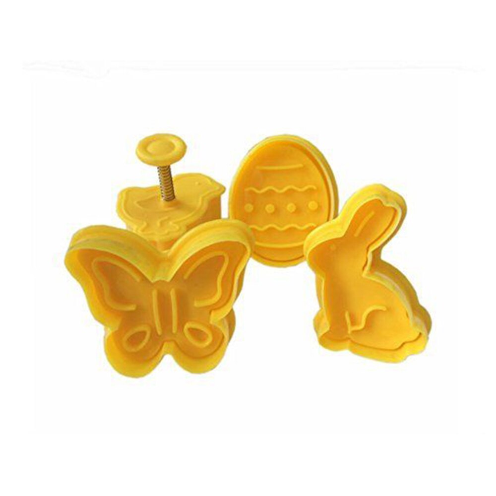 Ausstechformen Elefant Giraffe Löwe Zebra Kuchen Kolben Werkzeuge Gebäck Fondant Keks bilden Tiere Kunststoff Karikatur 4 Teile/satz CI: Schmetterling