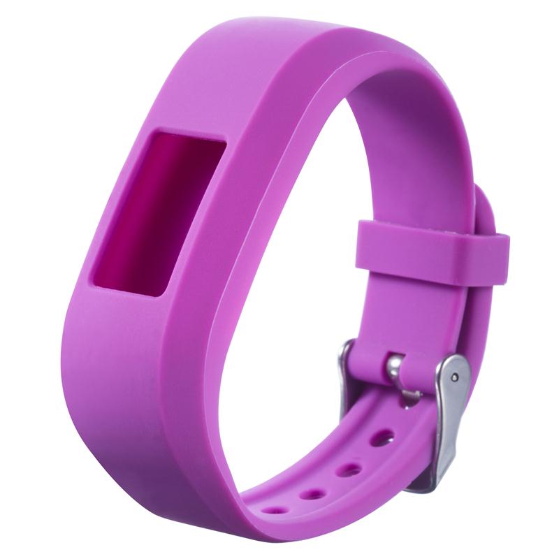 Per Vivofit JR cinturino cinturino cinturino di ricambio in Silicone per Garmin VivofitJR 2/JR2 Smart Wristband cinturini sportivi per bambini: Purple