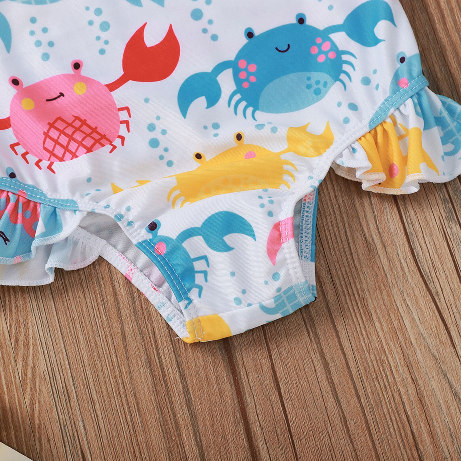 Kids Swimsuit Toddler Kid Baby Girl Cartoon Print Bikini One-Piece Swimwear Swimsuit Beachwear ropa de baño niña