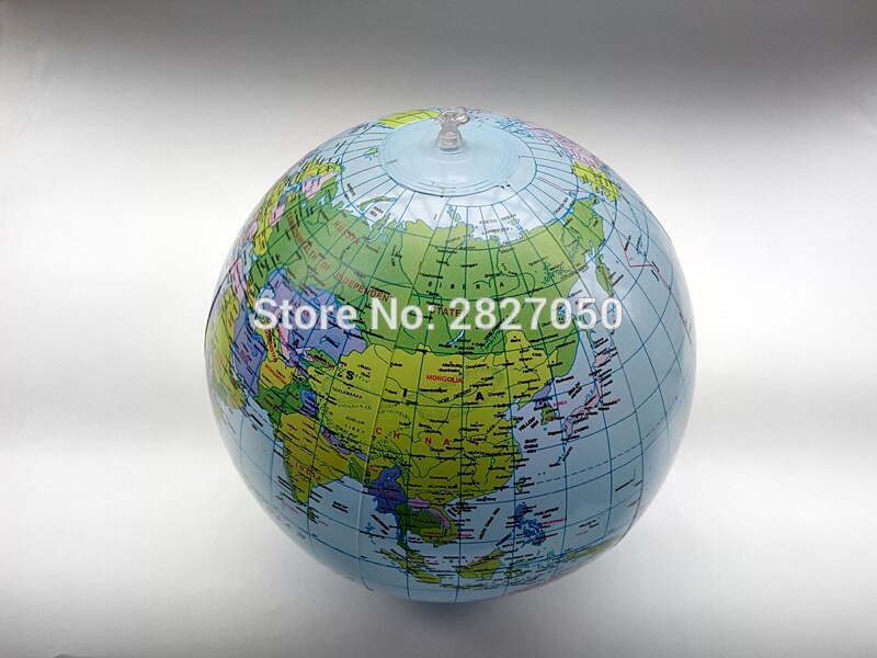 Gonfler Globe carte gonflable terre monde enseignant ballon de plage géographie Illustration détaillée jouet