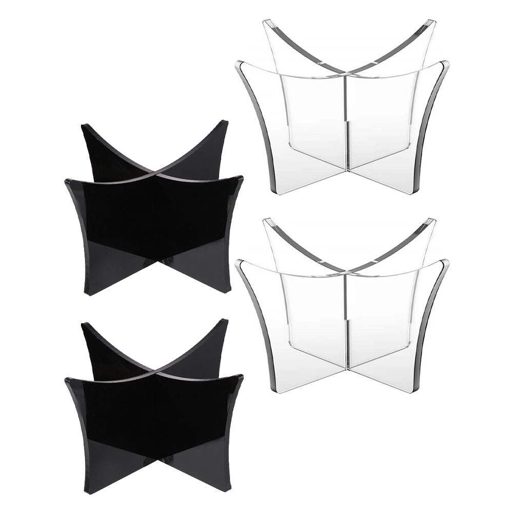 Holding Rackz 4pcs Acrylic Volleyball Holding Racks Softball Dis... – Grandado