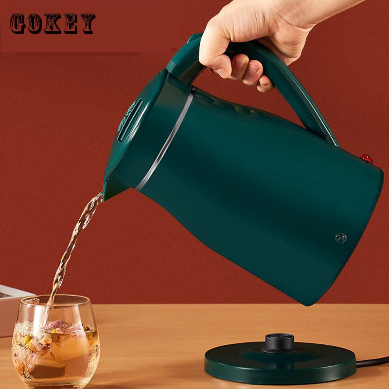 DMWD rostfrei Stahl elektrisch Wasserkocher 1.7L Haushalt schnell Heizung Wasser Kochen Wasserkocher Auto Energie-aus Tee Kessel Teekanne EU