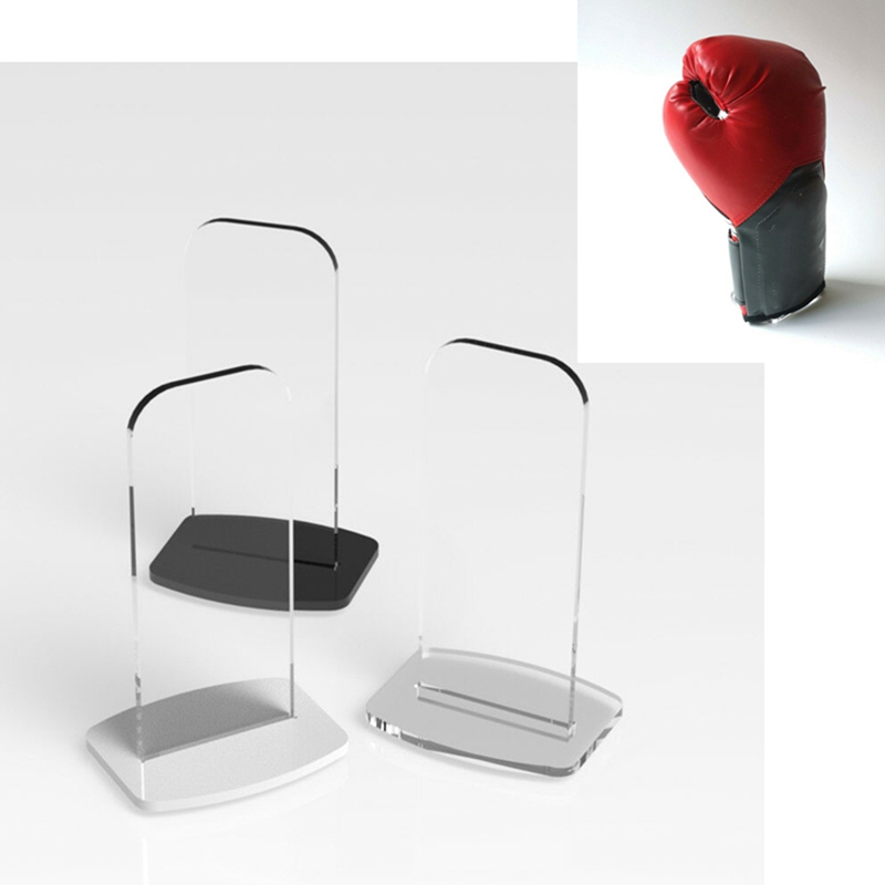 Boxing Glove Display Stand Upright Baseball Gloves Display Stand Acrylic Vertical Holder Boxing Glove Stand