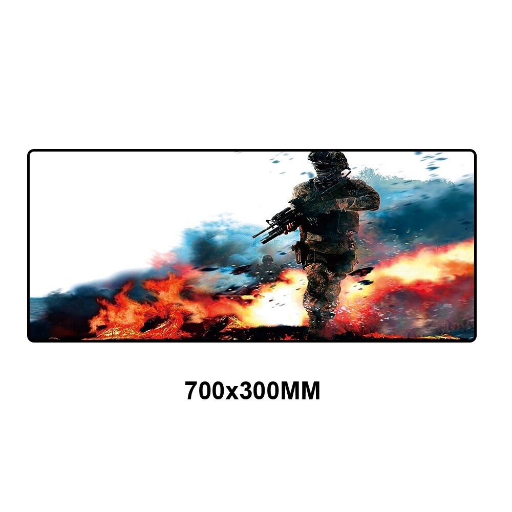 Gaming Mouse Pad Notebook Computer Mousepad Large XL Rubber Desk Keyboard Mouse Pads Mat Gamer Office Tablet for Call of Duty 3: SMZH-008