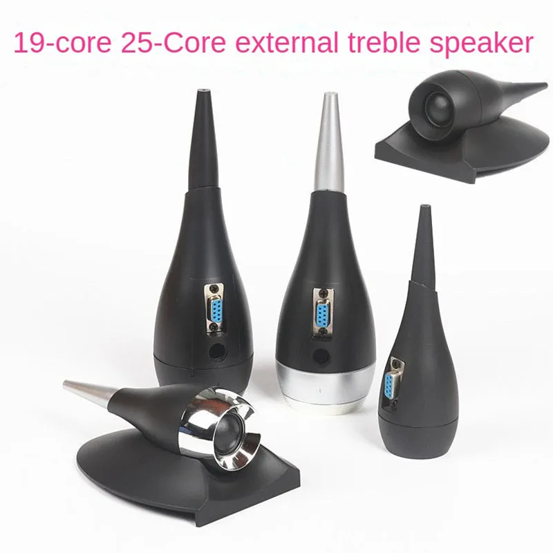 2 uds altavoz externo tweeter superior fiebre HIFI unidad de compensación de tweeter independiente externa 19 núcleos 25 núcleos película de seda