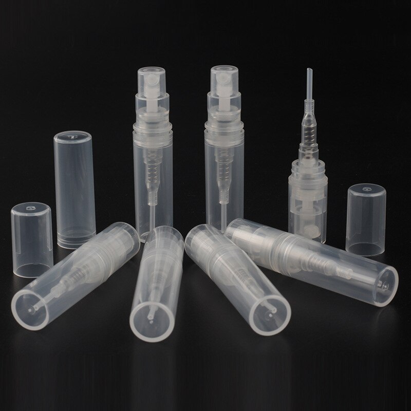 ( 7pcs/lot) Empty 2ml 3ML 4ML 5ML mini Protable Refillable plastic spray perfume bottle, small sample perfume atomizer bottles