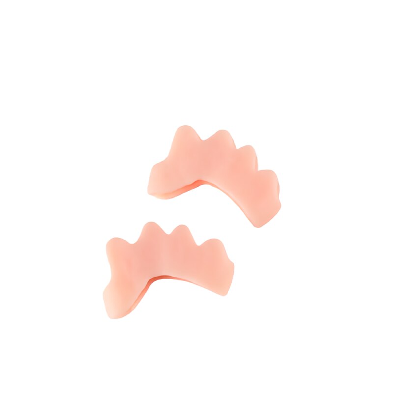 60 stück = 30pairs Fußpflege Für Kinder Hallux Valgus Orthesen Silikon Gel Kinder Toe Separator Bunion Corrector Orthopädische werkzeug: Skin For Kid