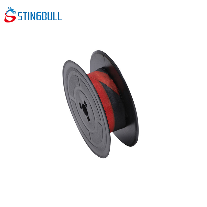 STINGBULL 12.7MM Width GR4 Single Spool Ribbons Cartridges 10M Length Black / Red Color Printer Ribbon For Typewriters