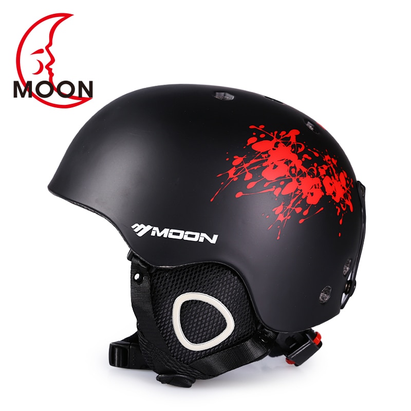 MOON Skiën Helm PC + EPS Ultralight Ce-certificering Integraal Gegoten Ademend Ski Helm Snowboard/Skateboard Helm