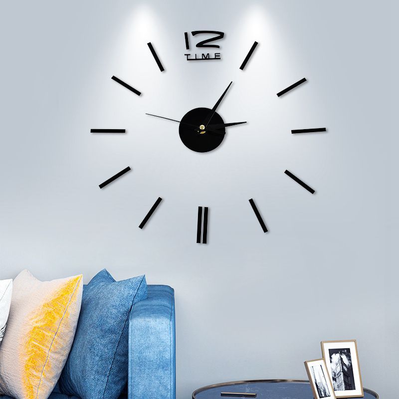 Wall Clock Watch Clocks 3D DIY Acrylic Mirror Stickers Living Room Quartz Needles Europe horloge Modern Indoor Decor