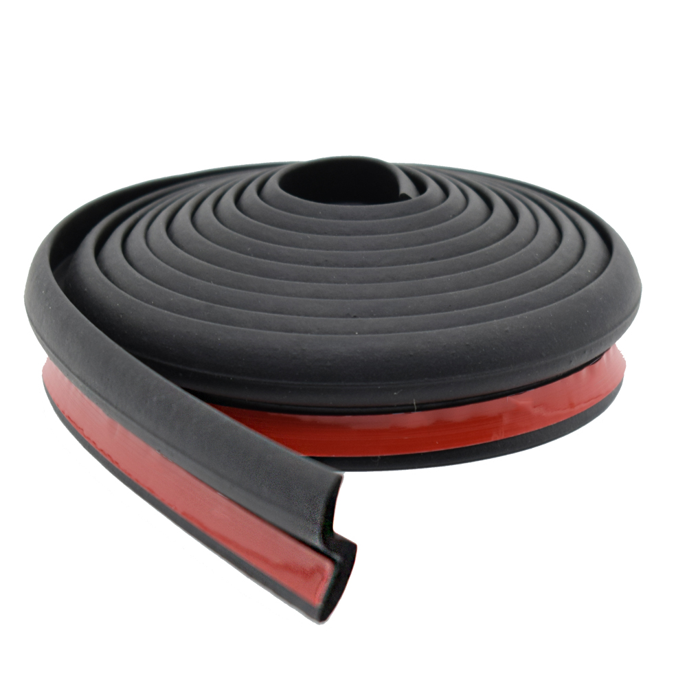 Striscia di tenuta universale per auto tipo Z da 2 m Guarnizione adesiva Trim Isolamento acustico Pilastro Cruscotto Protezione elastica Impermeabile