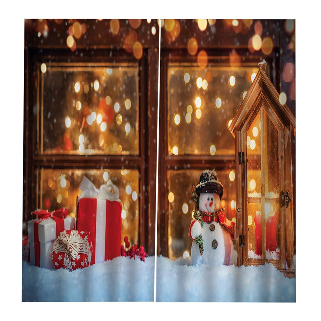 Jul 3d digitalt tryk gardin stue abstrakt baggrund ramme grænser børn gardiner mørk taupe: F