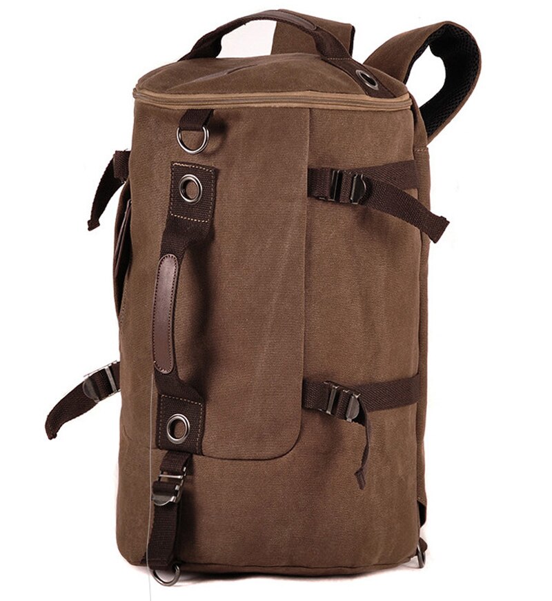 Mode Canvas heren reistas Bagage Tas Rugzak canvas mannen plunjezak overnight weekend bag schouder Tote