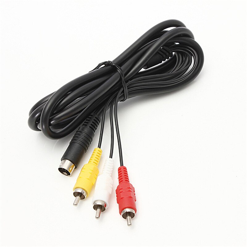 2 STKS 6FT 3 RCA Audio Video AV Connection Adapter Cord Kabel voor Sega Genesis 2/3