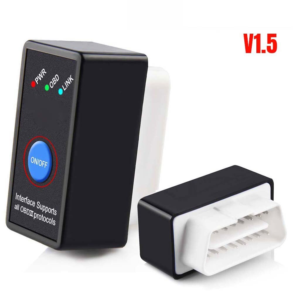 ELM327 Bluetooth OBD2 Code Reader V1.5 Met Schakelaar Accesorios Para Auto Obd Code Reader Met Cd Drive