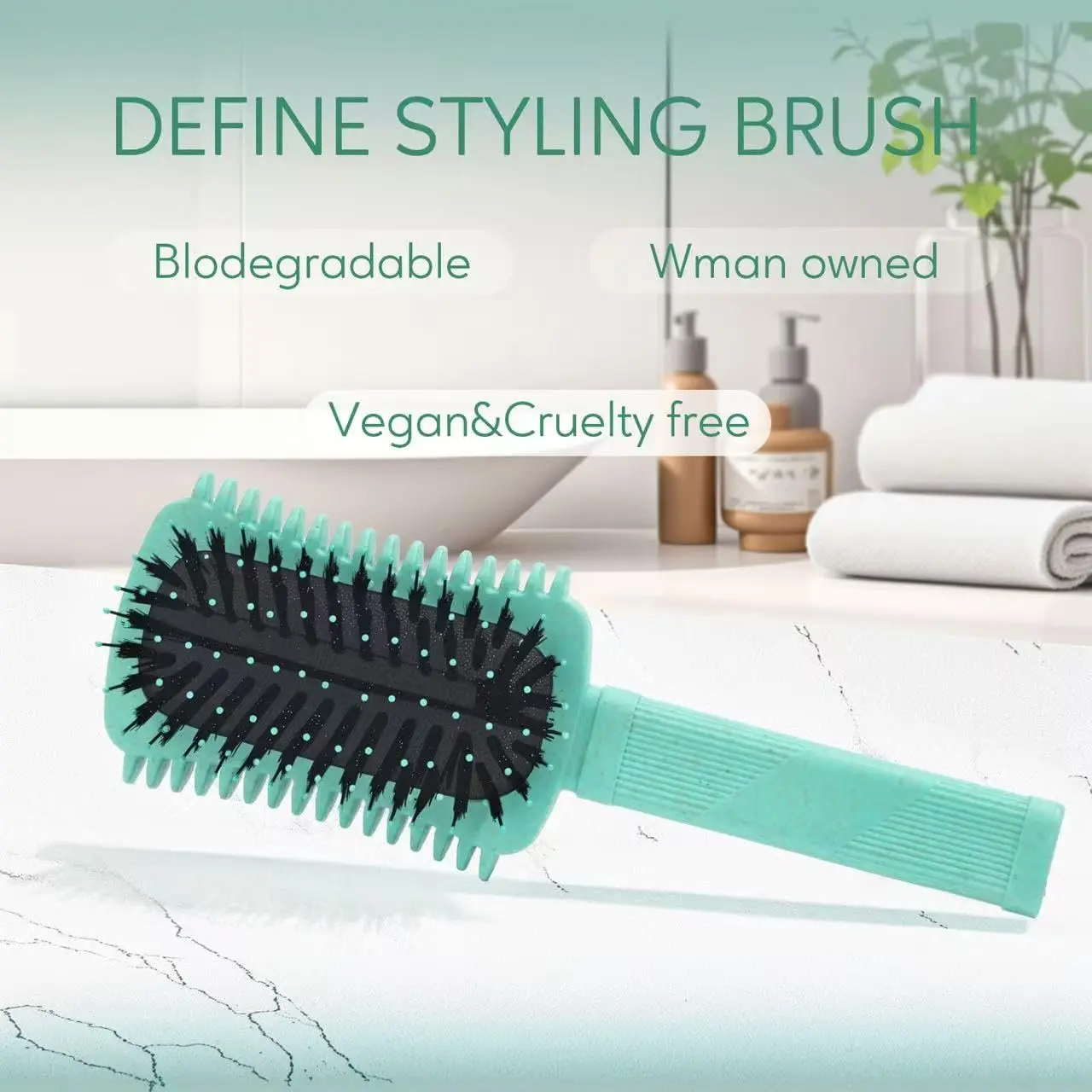 Curl Define Brush,Bounce Brush for Curl Define Hair,Volume Curly Hair Brush Shaping and Style Women's Curls Style